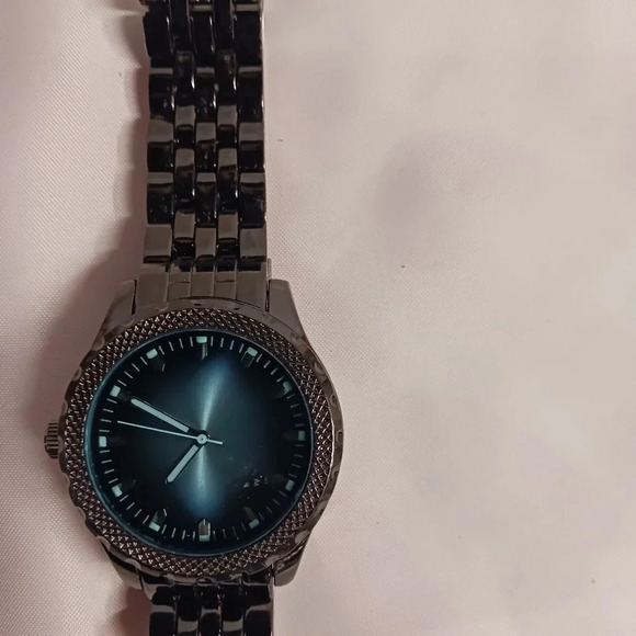 Men’s Black -Blueish Nordstrom Watch FMDPU011 -Water Resistant,1-1/2" Face - Picture 6 of 6